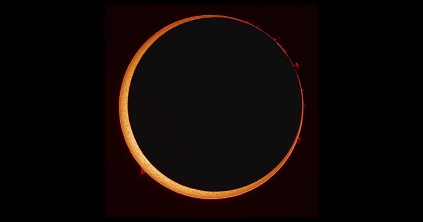 Annular Solar Eclipse on Oct. 2, Witness the Sky’s Fiery Ring at Breakneck Speed