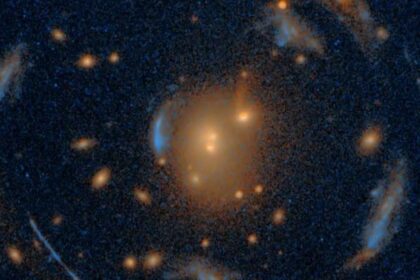 Astronomers Discover Giant Einstein Cross Amid Rare Galaxy Formation