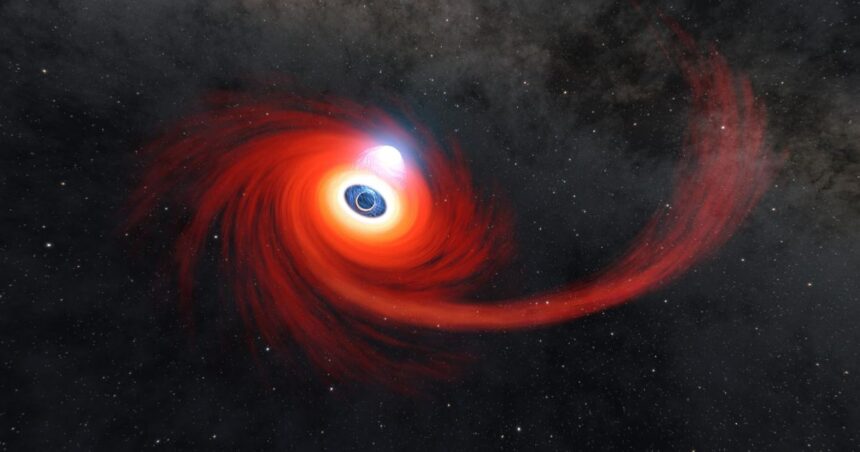 Galactic Fury: Black Hole Uses Stellar Debris to Attack Another Star